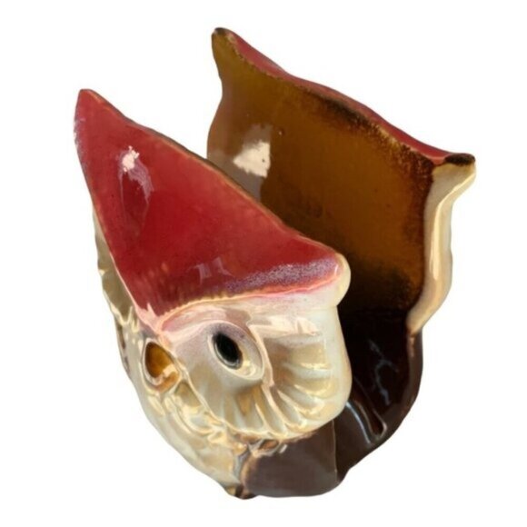 Owl Kitchen Dinning Functional Decor Artisan Glazed Hand Painted Ceramic 4 Piece - Picture 10 of 16